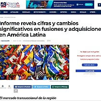 Informe revela cifras y cambios significativos en fusiones y adquisiciones en Amrica Latina